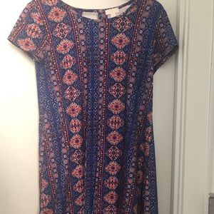 Funky pattern swing dress